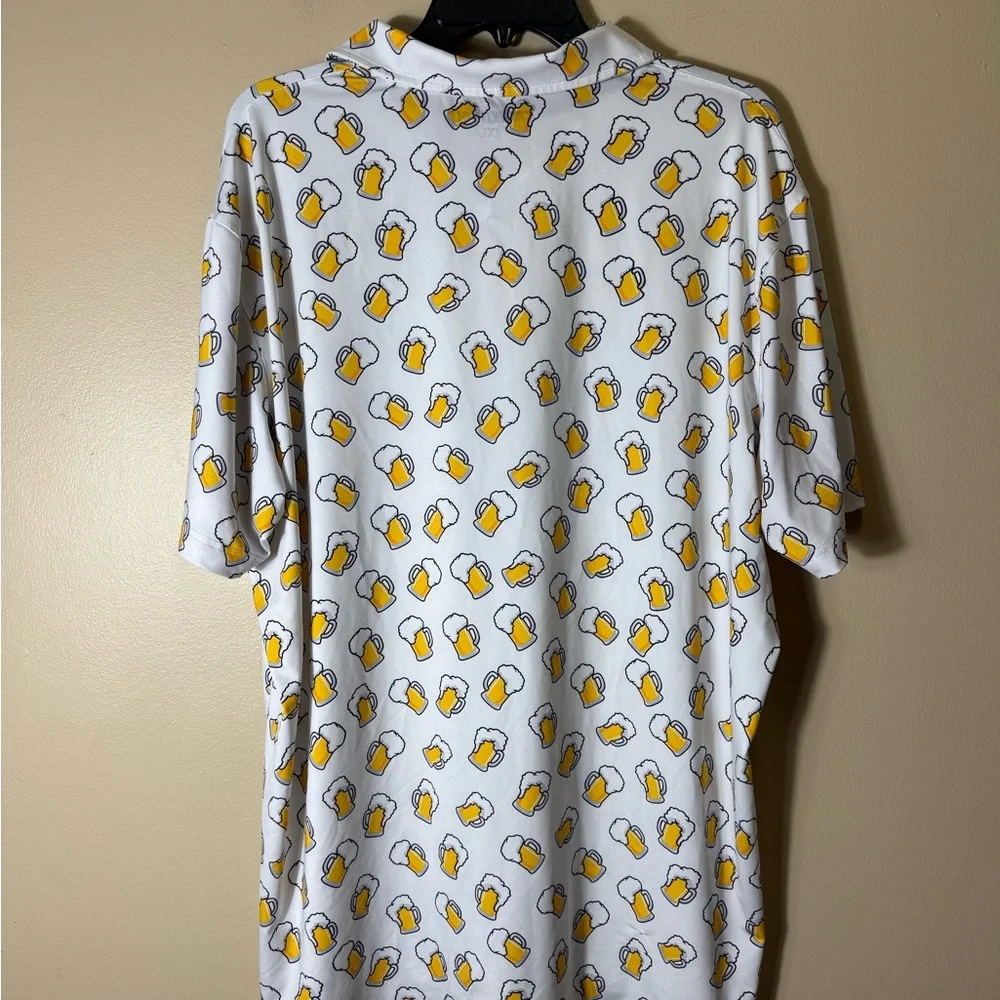 Shank‎ It Golf Beer Mug All Over Print Performance Polo Shirt 2XL